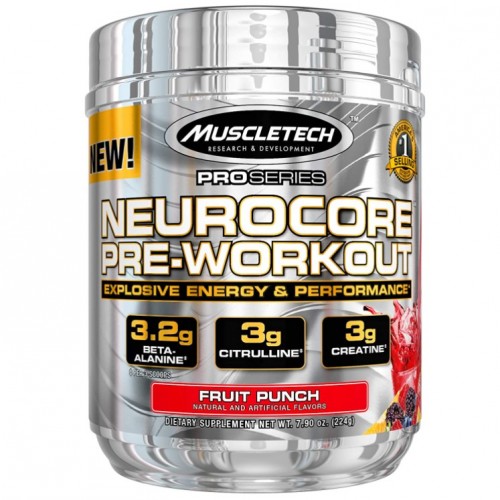 Neurocore Pre-Workout, 224g (Fruit Punch)