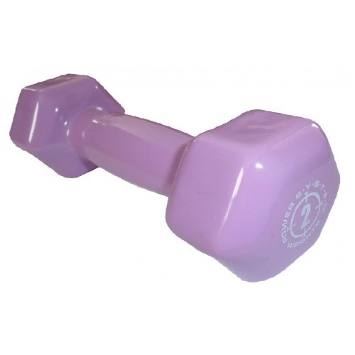 Гантель обрезиненная (2kg), PS-4025