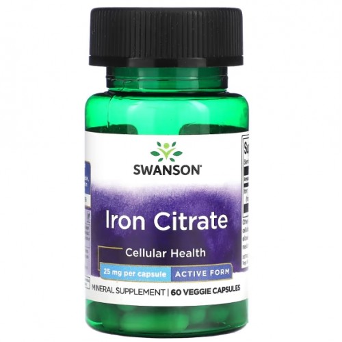 Iron Citrate 25, 60 vcaps
