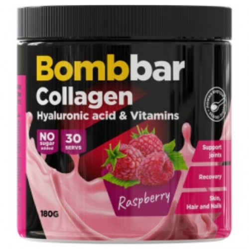 Collagen + Hyaluronic acid, 180g (Малина)