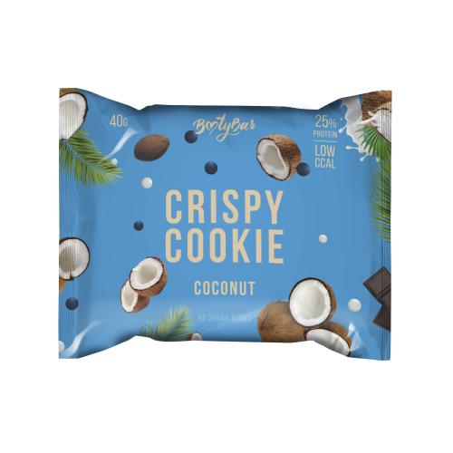 Протеиновое печенье в глазури CRISPY COOKIE, 40г (Кокос)