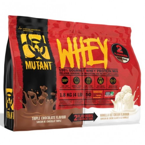 Mutant Whey, 1800g (Triple Chocolate & Vanilla Ice Cream)