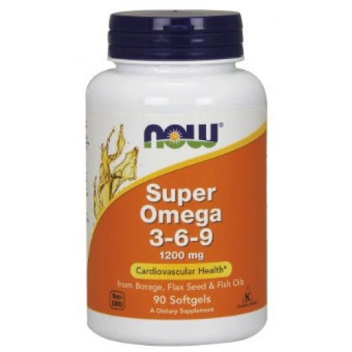 Super Omega 3-6-9 1200 mg, 90 softgels