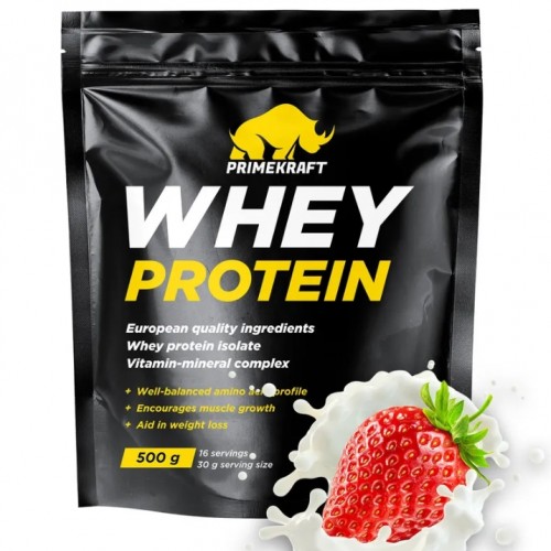 Whey protein, 500g (Клубничный йогурт)