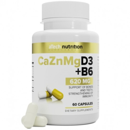 CaZnMgD3+B6, 60 caps