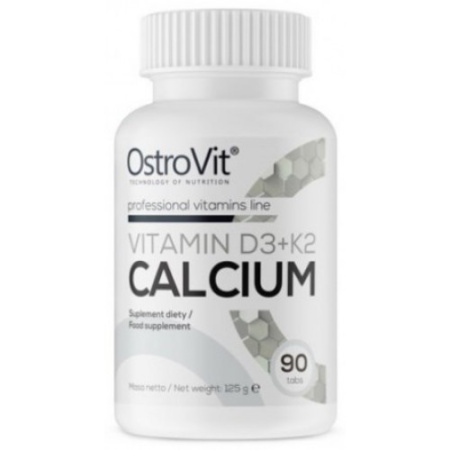 VITAMIN D3 + K2 + CALCIUM, 90tabs
