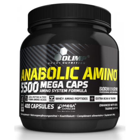 Anabolic AMINO 5500 mega caps, 400 caps