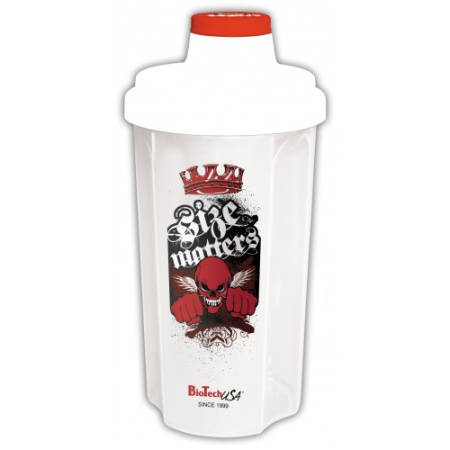 Shaker Size Matters white, 700 ml