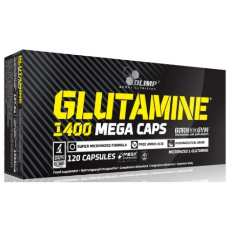 Glutamine mega caps 1400, 120caps