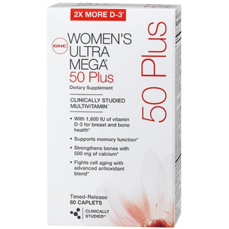 Women's Ultra Mega 50 Plus, 60 Caplets