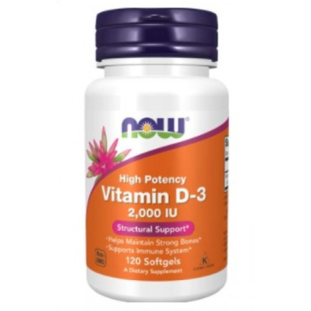 Vitamin D3 2000 IU, 120 softgels