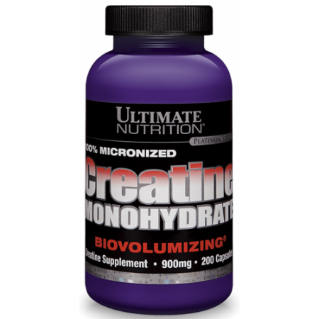 100% Creatine Monohydrate 900mg, 200 caps