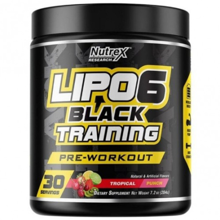 Lipo-6 Black Training, 30 serv (со вкусами)