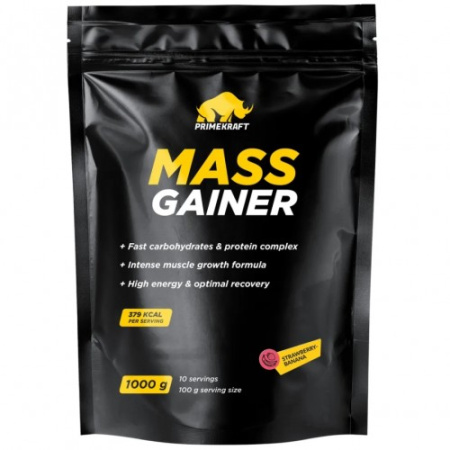 Mass Gainer, 1000g (Клубника-Банан)
