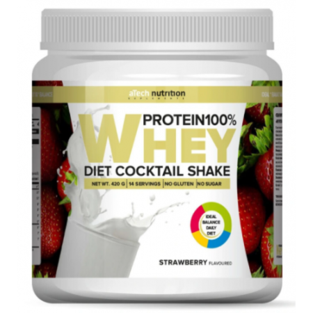 Whey Protein, 420г (Клубника)