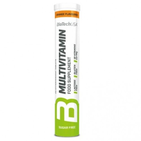Multivitamin Effervescent, 20 tablets (Orange)