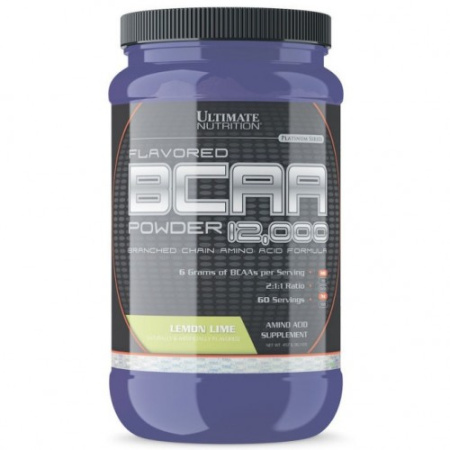 BCAA 12.000 Powder, 457g (Lemon Lime)