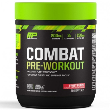 Combat Pre-Workout, 273g (Fruit Punch)