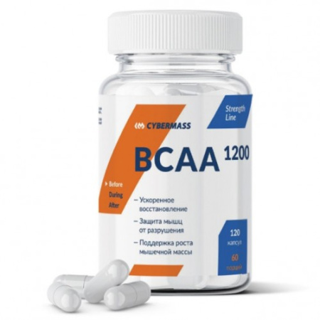BCAA 1200, 120 caps