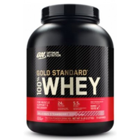 100% Whey Gold Standard, 2.27kg (Delicious Strawberry)