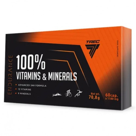 100% VITAMINS & MINERALS, 60 caps