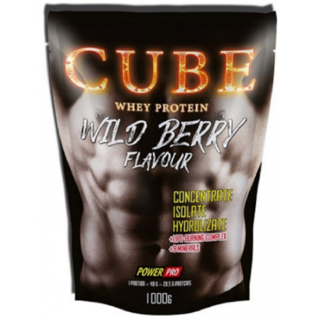 Whey protein CUBE, 1000 гр. (Лесные ягоды)