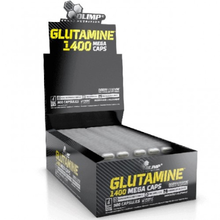 Glutamine mega caps 1400, 30 капсул (блистер)