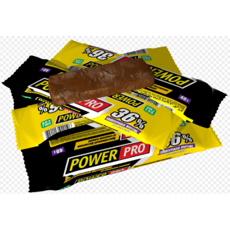 Батончик протеиновый ванильный Power Pro 36%, 60g.