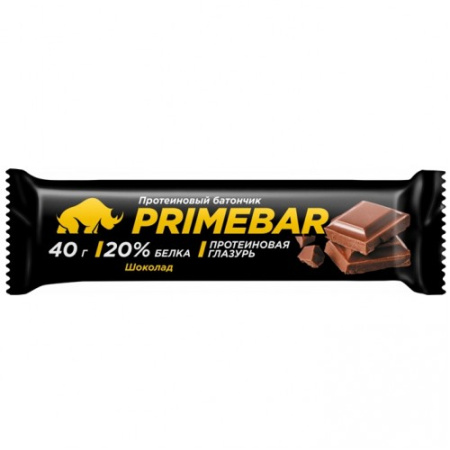 Протеиновые батончик PrimeBar, 40g (Шоколад)