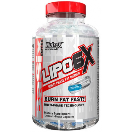 Lipo 6X ,120 Multi-Phase Capsules