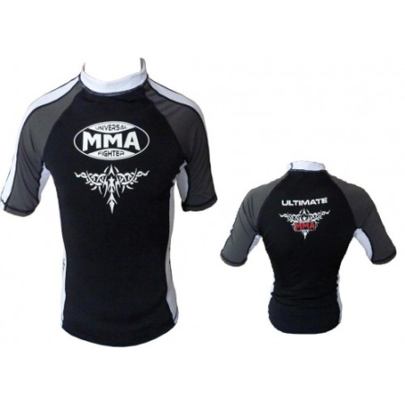 RashGuard SCORPIO WHITE, MMA-003