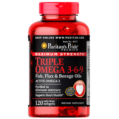 Triple Omega 3-6-9, 120 Softgels