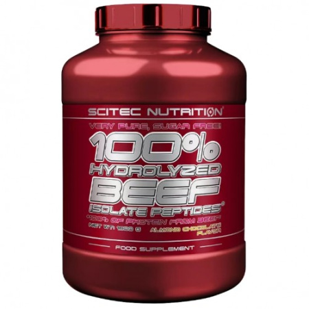 100% Hydrolyzed Beef Isolate Peptides, 1800g (Шоколад-миндаль)