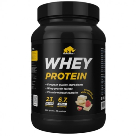 Whey protein, 900g (Клубника с белым шоколадом)