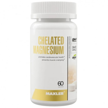 Chelated Magnesium, 60 vtabs
