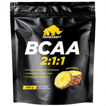 BCAA 2:1:1, 500g (Ананас)