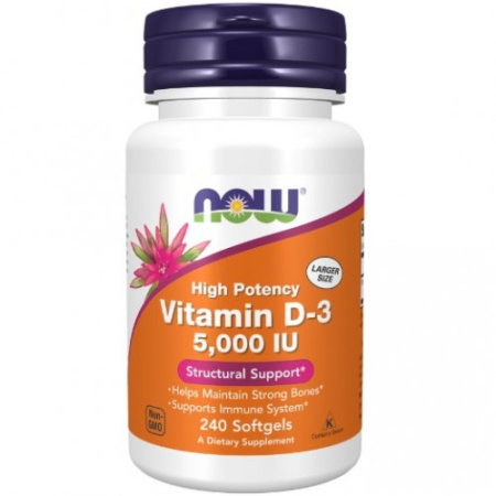 Vitamin D3 5000 IU, 240 softgels