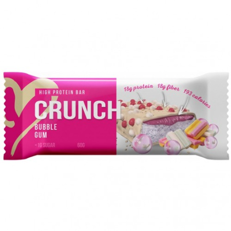 CRUNCH BAR BUBBLE GUM, 60g