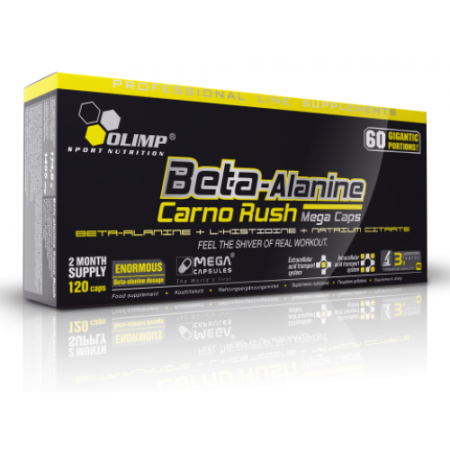 Beta-alanine Carno Rush, 120 mega caps