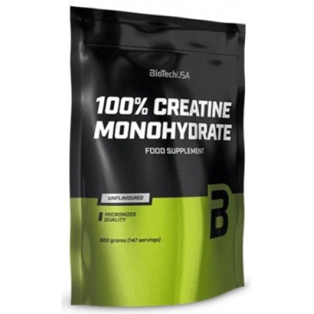 100% Creatine Monohydrate, 500g (пакет)