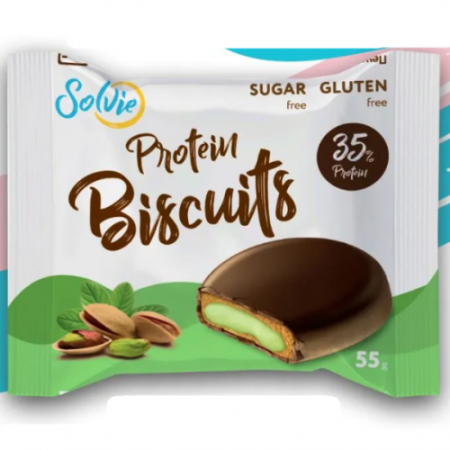 Protein Biscuits, 55g (Фисташка)