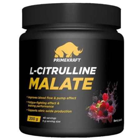 L-Citrulline Malate, 200g (Ягодный)
