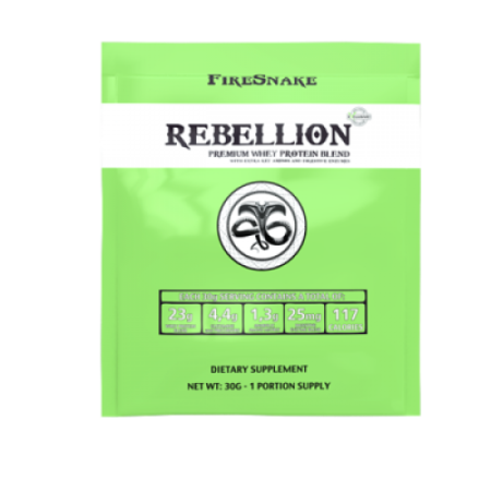 Rebellion (whey protein), 30 gr.