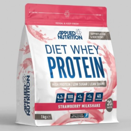 DIET WHEY PROTEIN, 1kg (Strawberry Milkshake)
