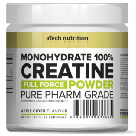 CREATINE MONOHYDRATE 100%, 180 г (Яблочный сидр)