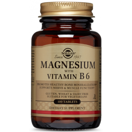 Magnesium with Vitamin B6, 100 tabs