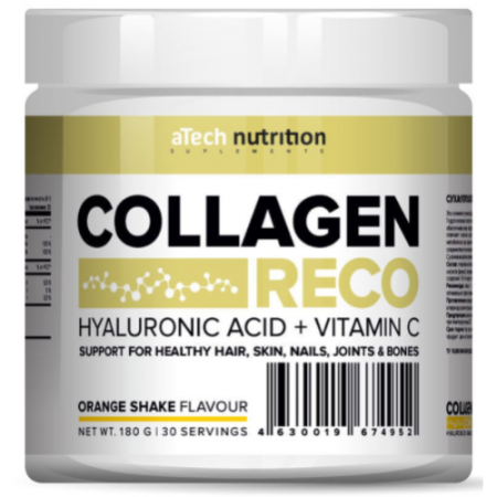 Collagen RECO, 180г (Апельсиновый шейк)