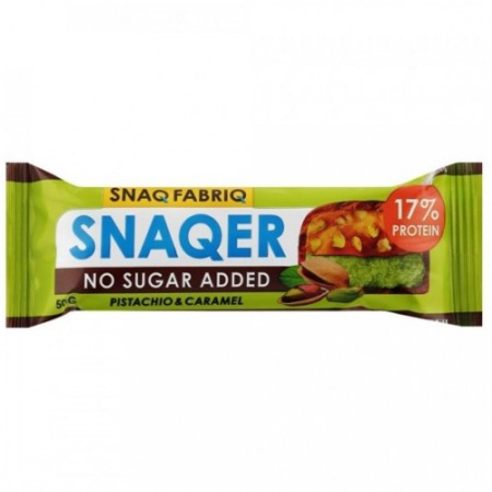 SNAQER, 50g (Фисташка и карамель)