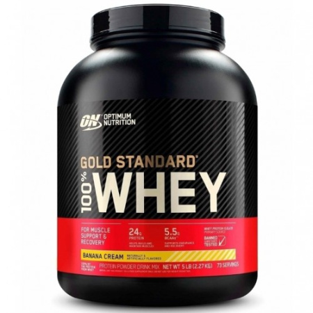 100% Whey Gold Standard, 2.27kg (Banana Cream)