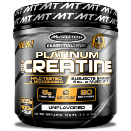 PLATINUM 100% CREATINE, 400g
